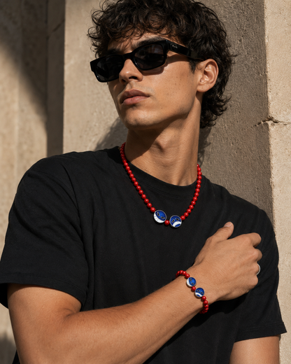 Portgas D Ace Necklace & Bracelet - Anime Finds